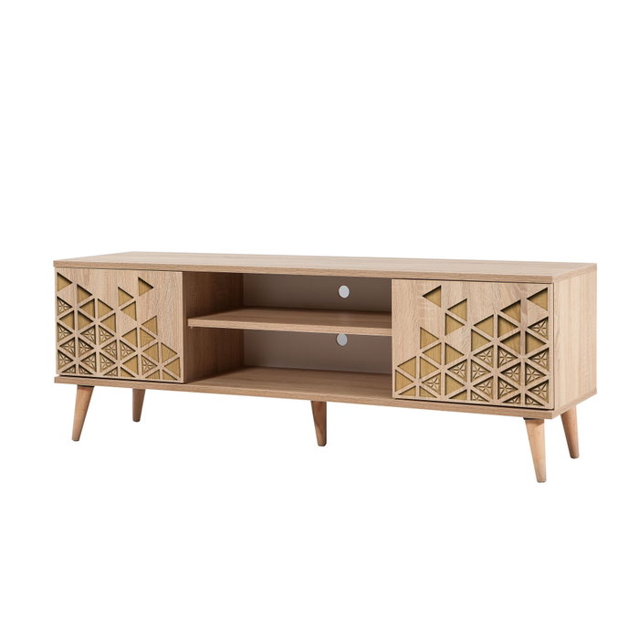 Hanah Home Truva - 120 Soporte de TV Roble Sonoma Hanah Home Truva - 120 Soporte de TV Roble Sonoma